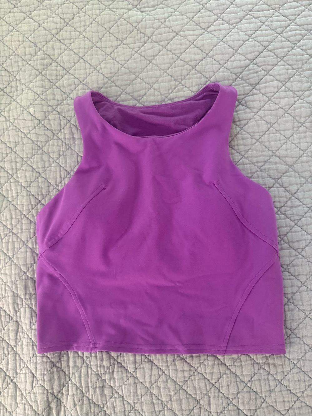Lululemon Purple Athletic Crop Top